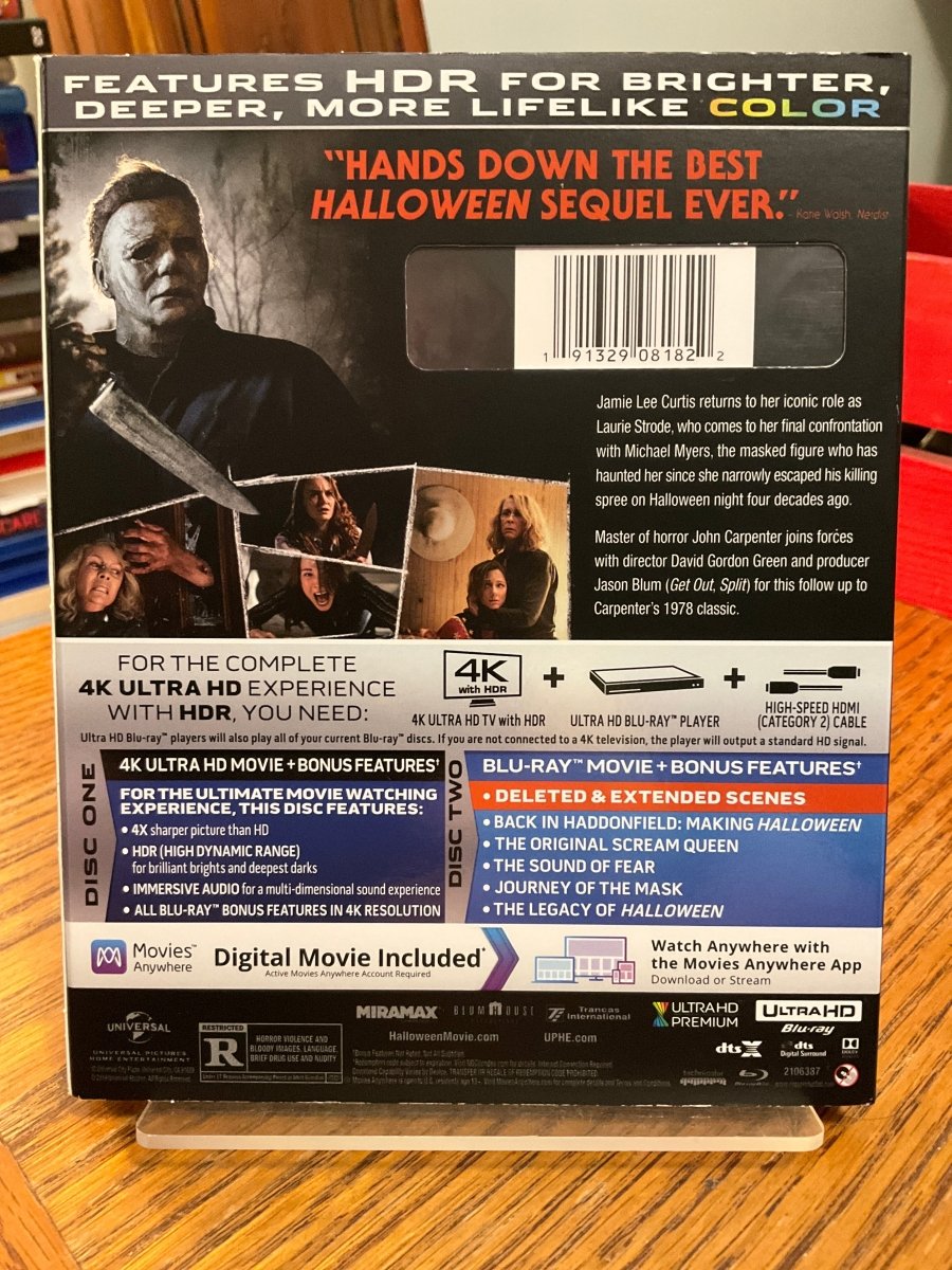 Halloween (2018) 4K UHD W/SLIP USED
