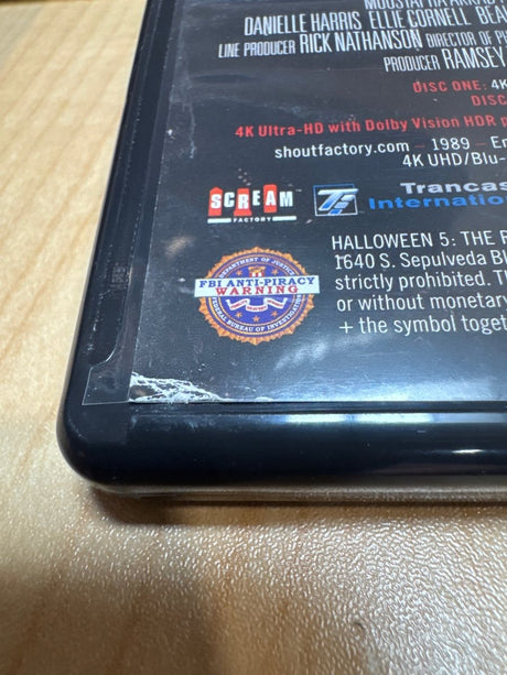 Halloween 5: The Revenge of Michael Myers (4K UHD, Collector's Edition) w/HARDCASE USED - Used 4K UHD