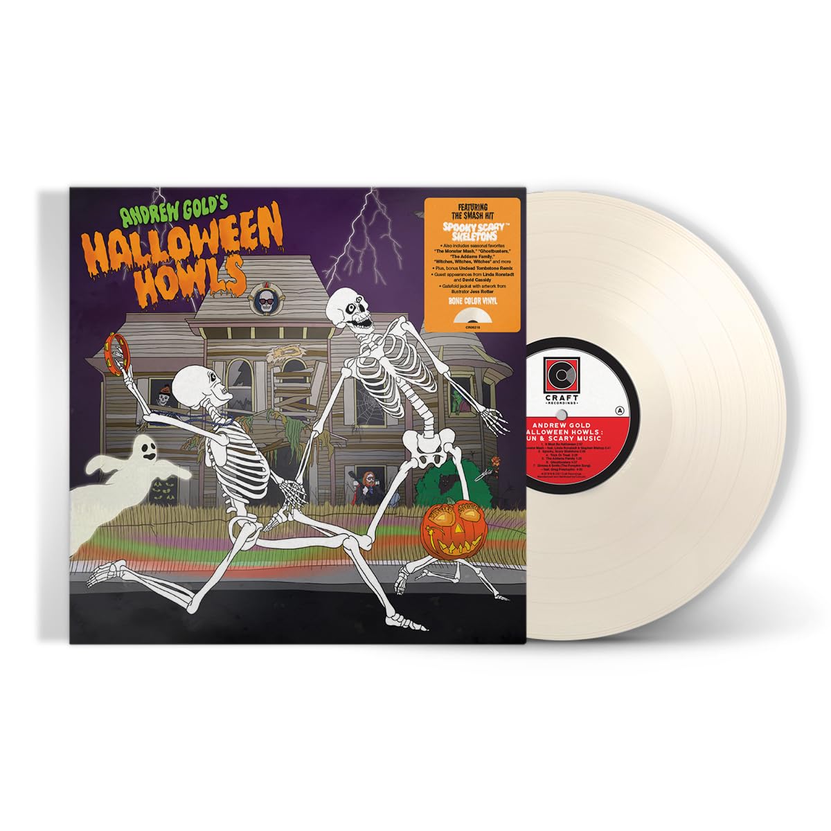 Halloween Howls: Fun & Scary Music (Deluxe Edition, White Vinyl LP)