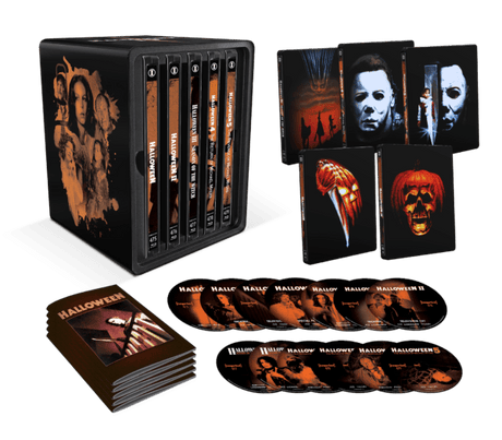 Halloween I – V (4K UHD, Imprint Limited Edition Steelbook Library Collection, Region Free) *see note