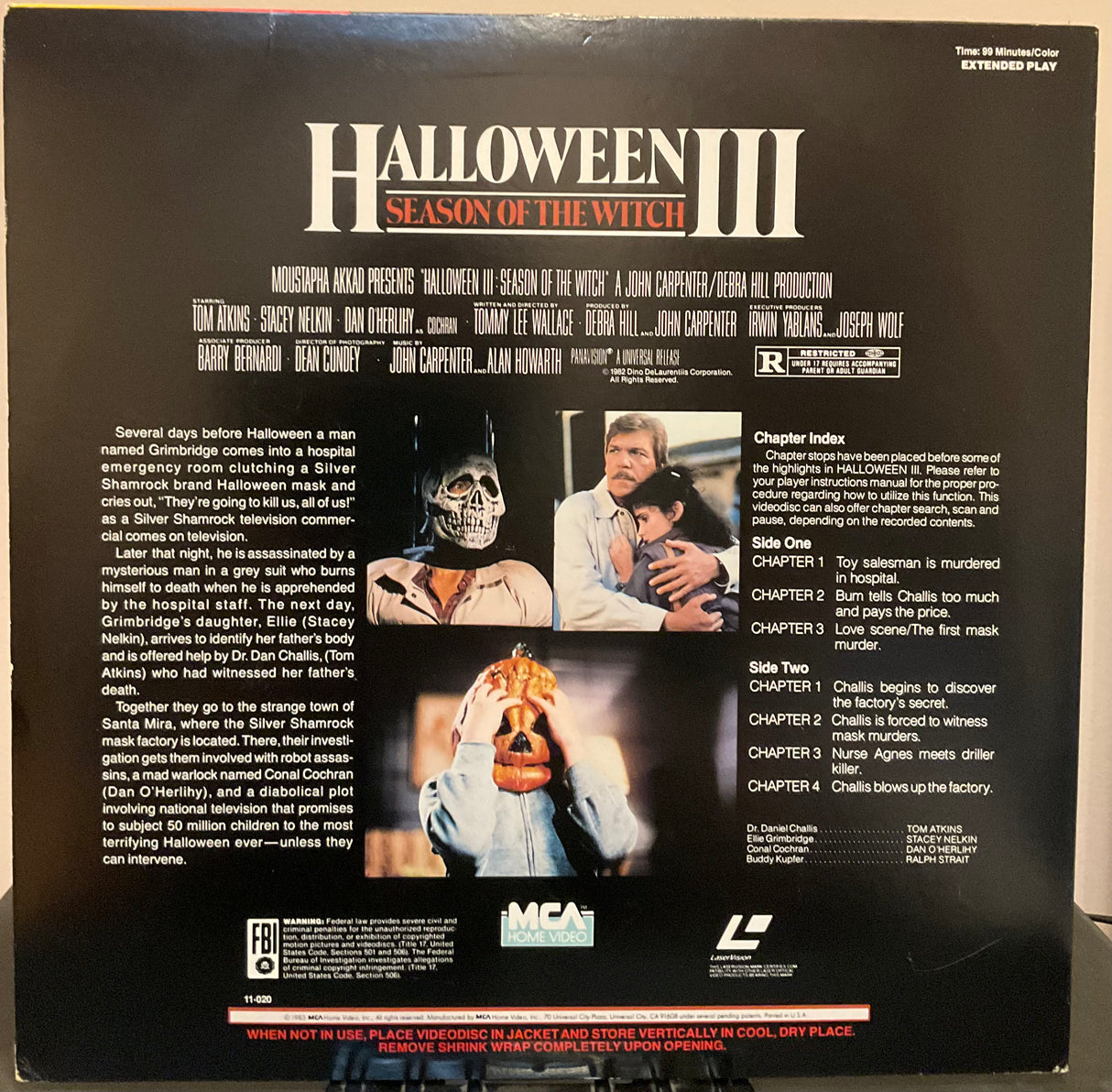 Halloween III: Season Of The Witch Laserdisc