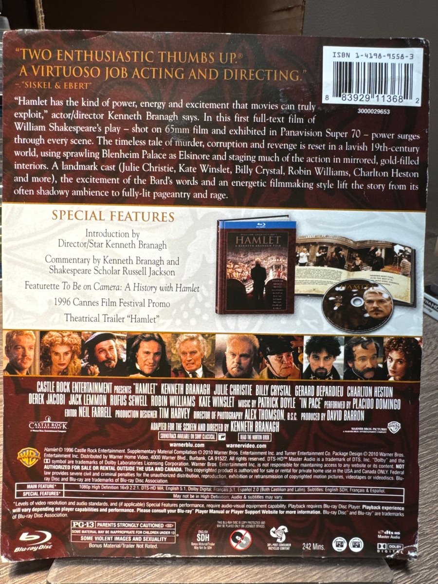 Hamlet (1996, Kenneth Branagh, Digibook) USED