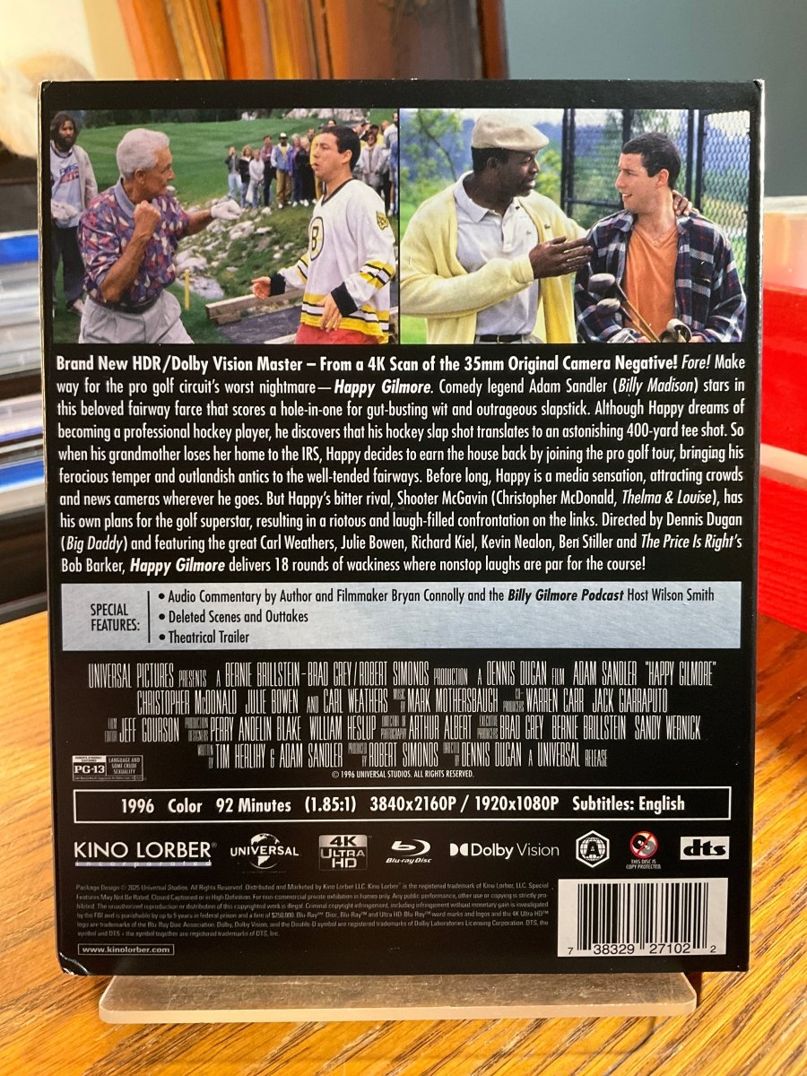 Happy Gilmore (4K UHD) w/SLIP USED