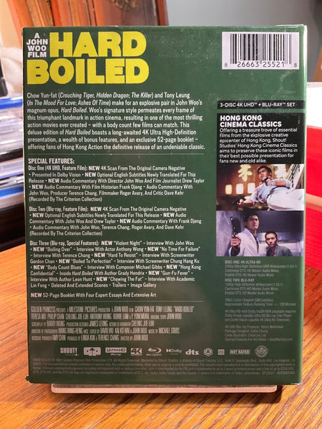 Hard Boiled (Limited Deluxe Edition, 4K UHD) USED