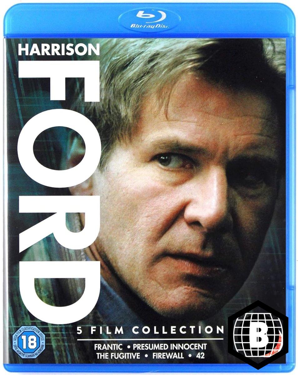 Harrison Ford Collection: Frantic / Presumed Innocent / The Fugitive / Firewall / 42 (Region B)