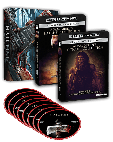 Hatchet: The Collection (4K UHD/Blu-ray, Umbrella, Region Free)