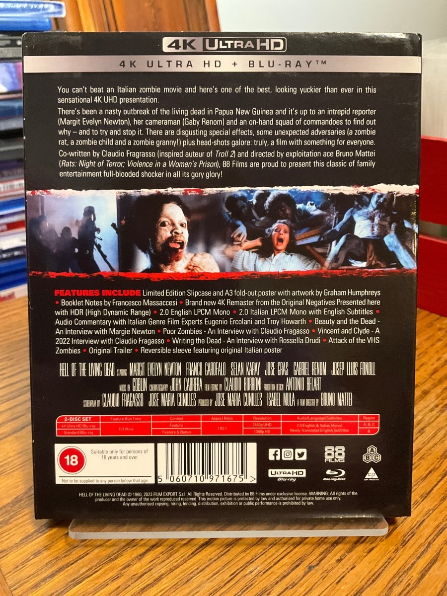 Hell of the Living Dead 4K Limited Edition w/SLIP USED