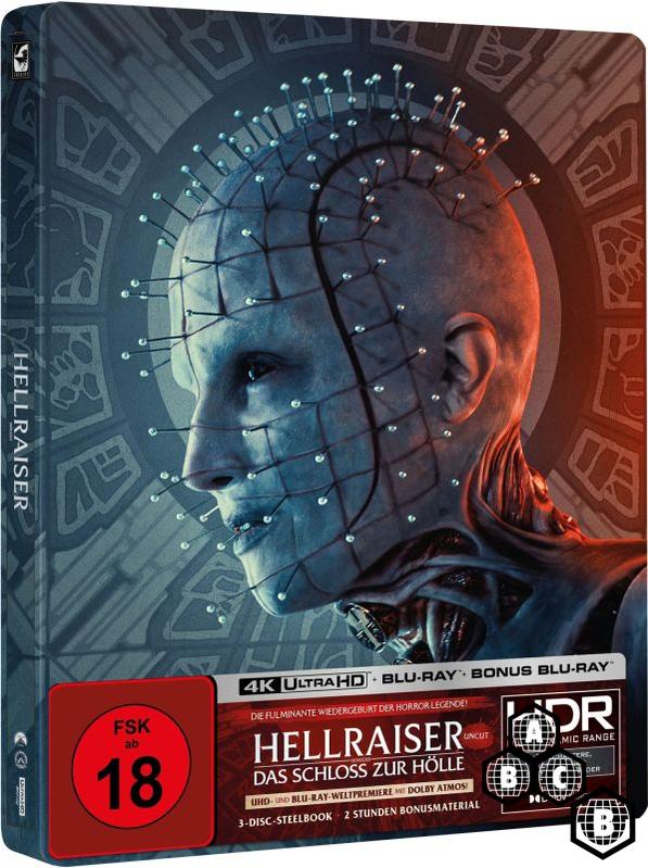 Hellraiser (2022) (4K UHD, Limited Steelbook, Region Free/B)