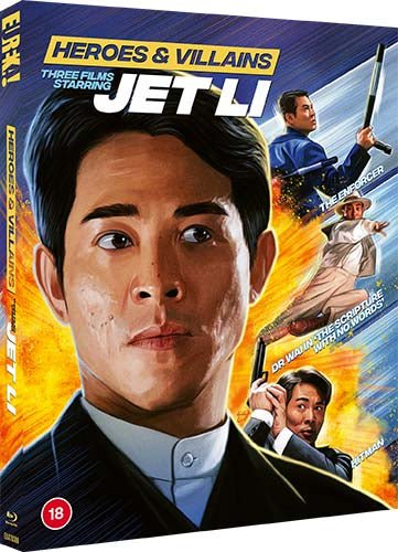 Heroes and Villains: Three Films starring Jet Li (Limited Edition, Region B) w/SLIP - New Blu - Ray