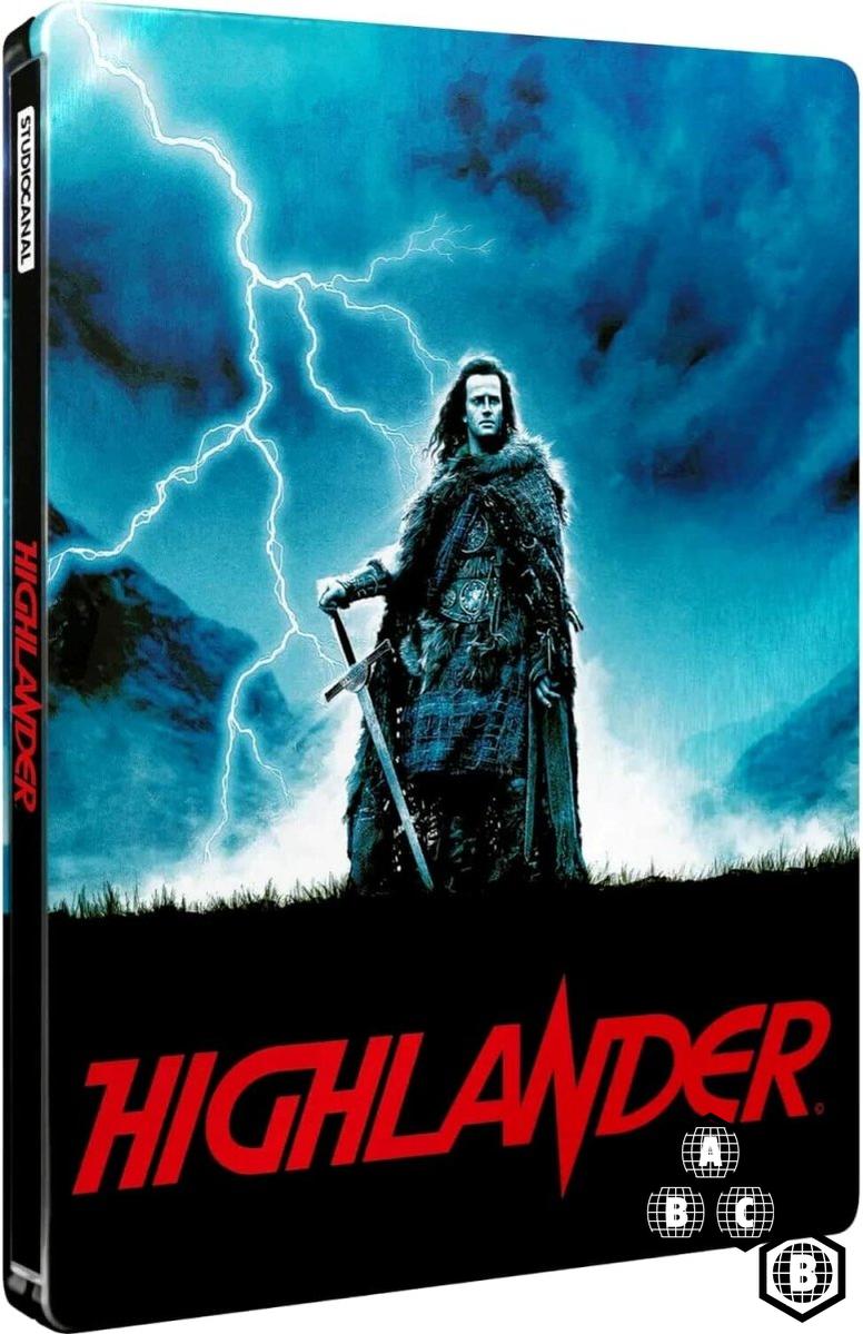 Highlander (UK 4K UHD, Limited Steelbook, Region Free/B)