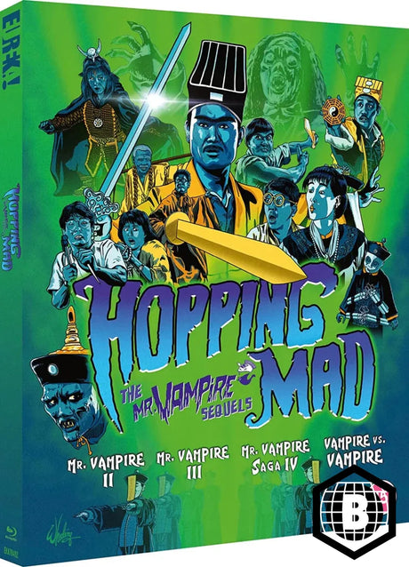 Hopping Mad: The Mr. Vampire Sequels (Limited Edition, Region B) w/SLIP