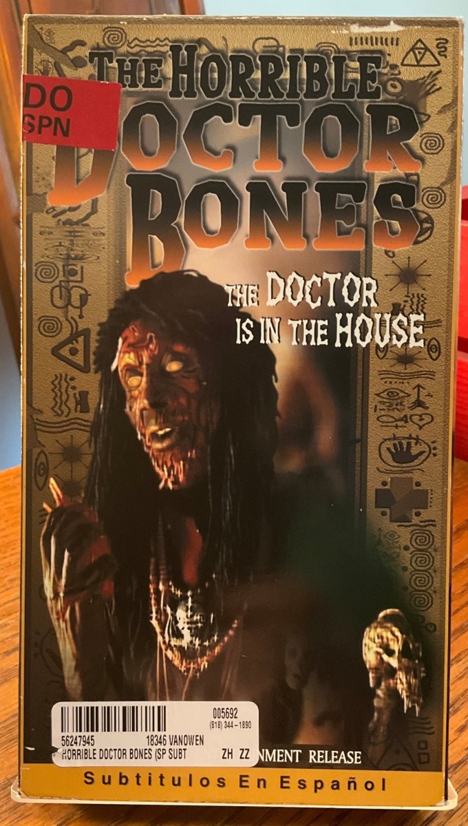 Horrible Dr. Bones *EX - RENTAL* VHS - VHS