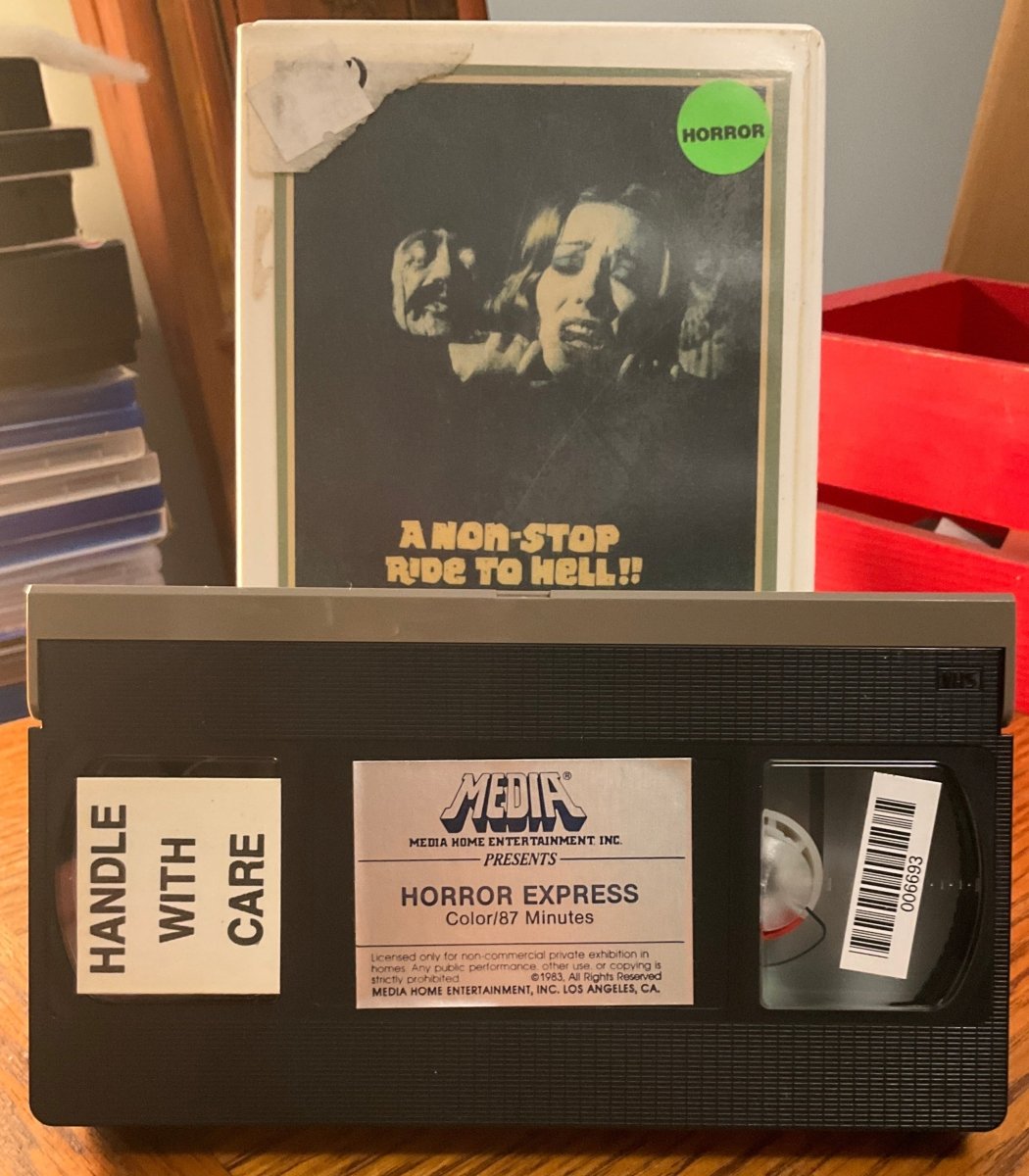 Horror Express *EX - RENTAL* CLAMSHELL VHS - VHS