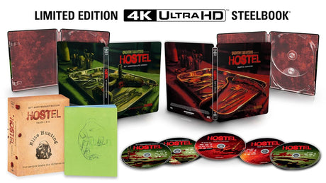 Hostel: Parts I & II: 20th Anniversary Edition (4K UHD, LE Steelbook Collection, Shout Factory)