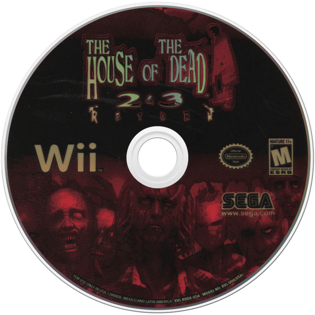 House of the Dead 2 & 3 Return Nintendo Wii LOOSE - Video Games - Nintendo Wii
