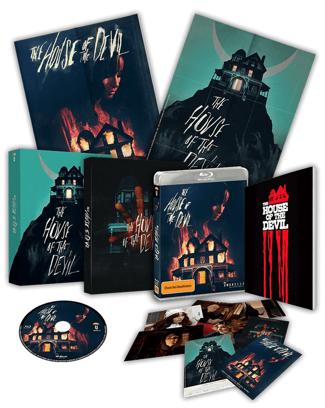 House of the Devil (Collector's Edition w/Book + Rigid Case + Slipcase + Poster + Artcards, Region Free) - New Blu - Ray