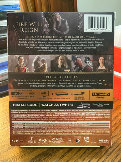 House of the Dragon: Season One (4K UHD) USED