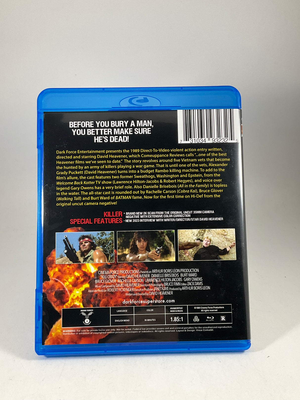 Kill Crazy (1989) USED