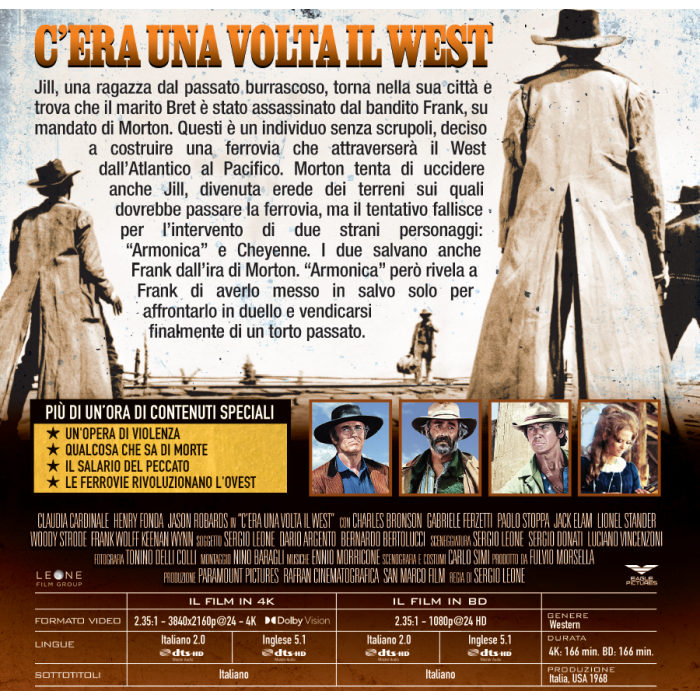 Once Upon a Time in the West (4K UHD, Italian '4Kult' Edition, Region Free/B)