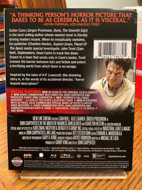 In The Mouth Of Madness w/SLIP USED