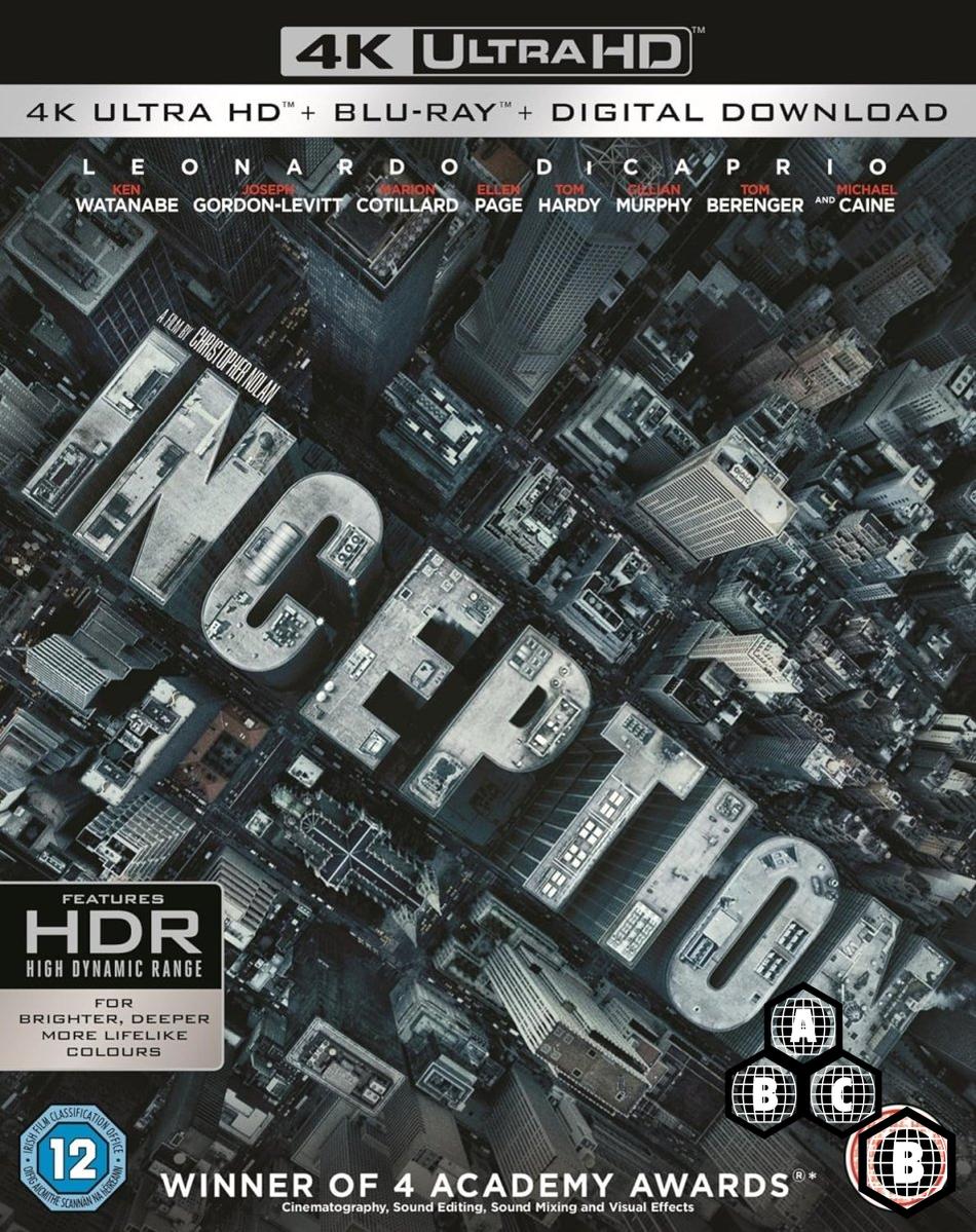Inception (4K UHD, Region Free/B)