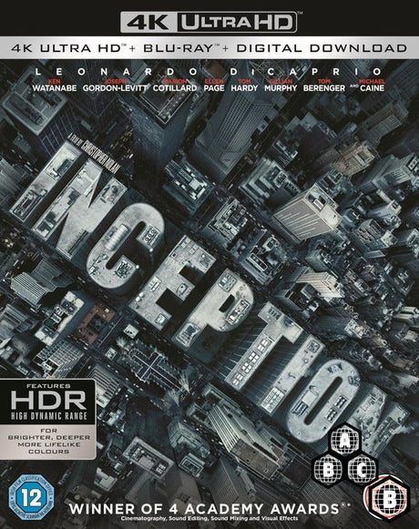 Inception (4K UHD, Region Free/B)