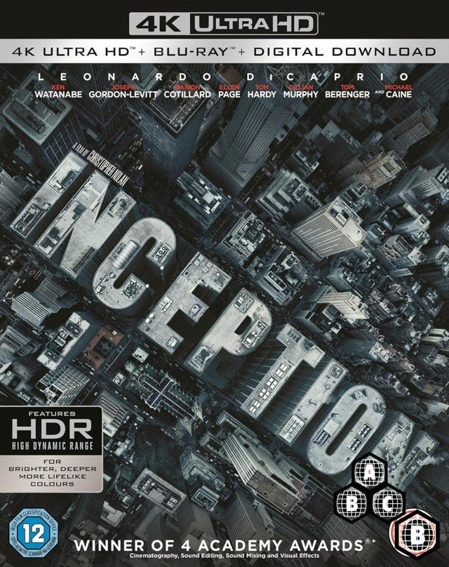Inception (4K UHD, Region Free/B)