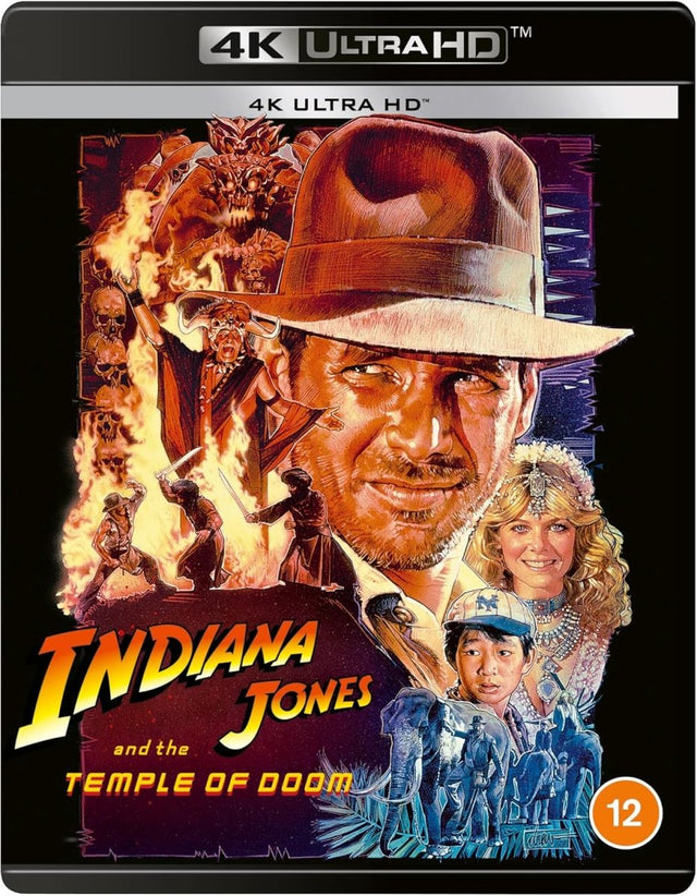 Indiana Jones and the Temple of Doom (4K UHD, Region Free) w/SLIP - New 4K UHD