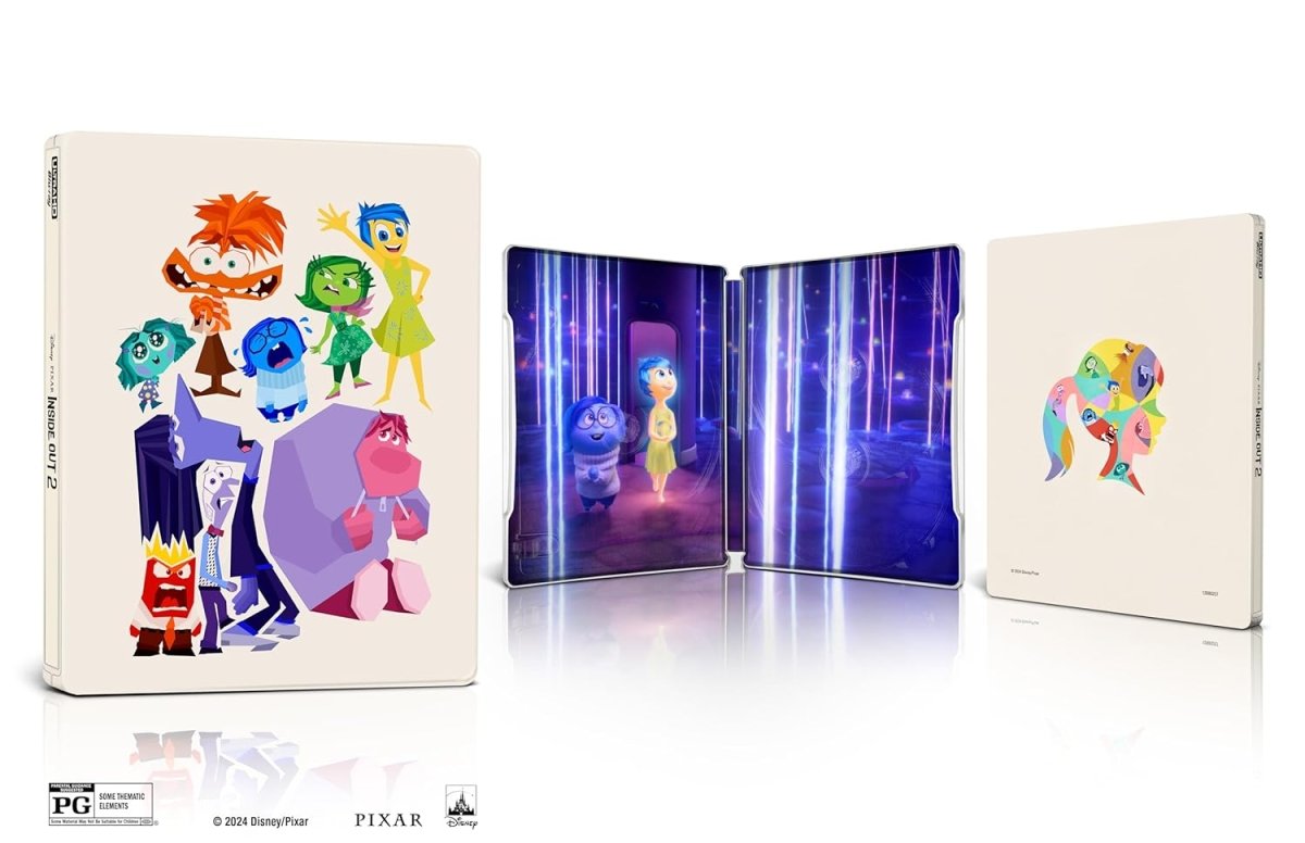 Inside Out 2 (4K UHD, Limited Edition Steelbook)