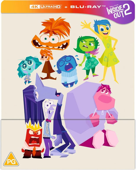 Inside Out 2 (UK 4K UHD, Limited Edition Steelbook, Region Free/B) - New 4K UHD