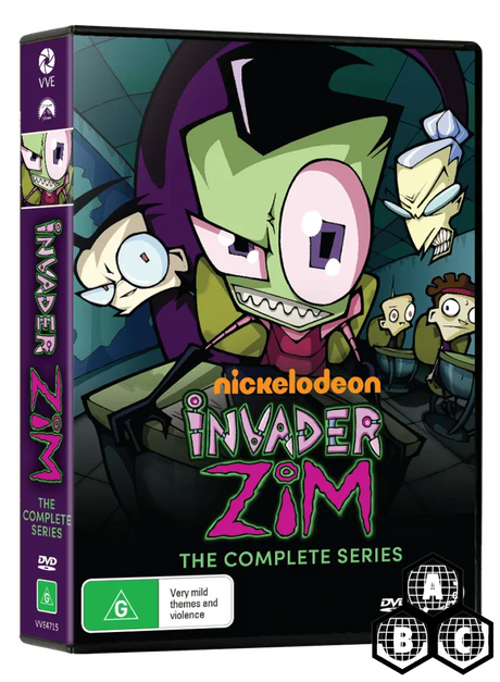 Invader Zim: The Complete Series (DVD, Region Free)