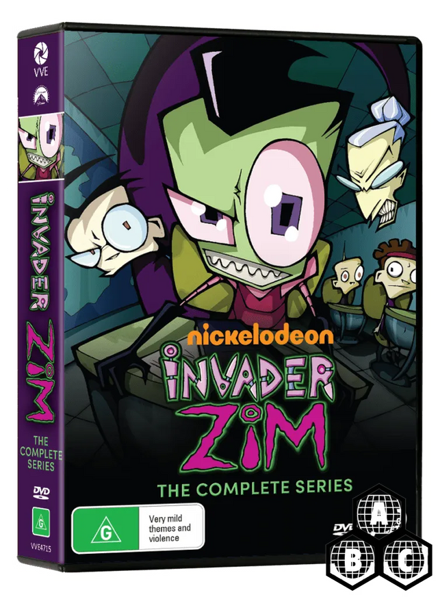 Invader Zim: The Complete Series (DVD, Region Free)