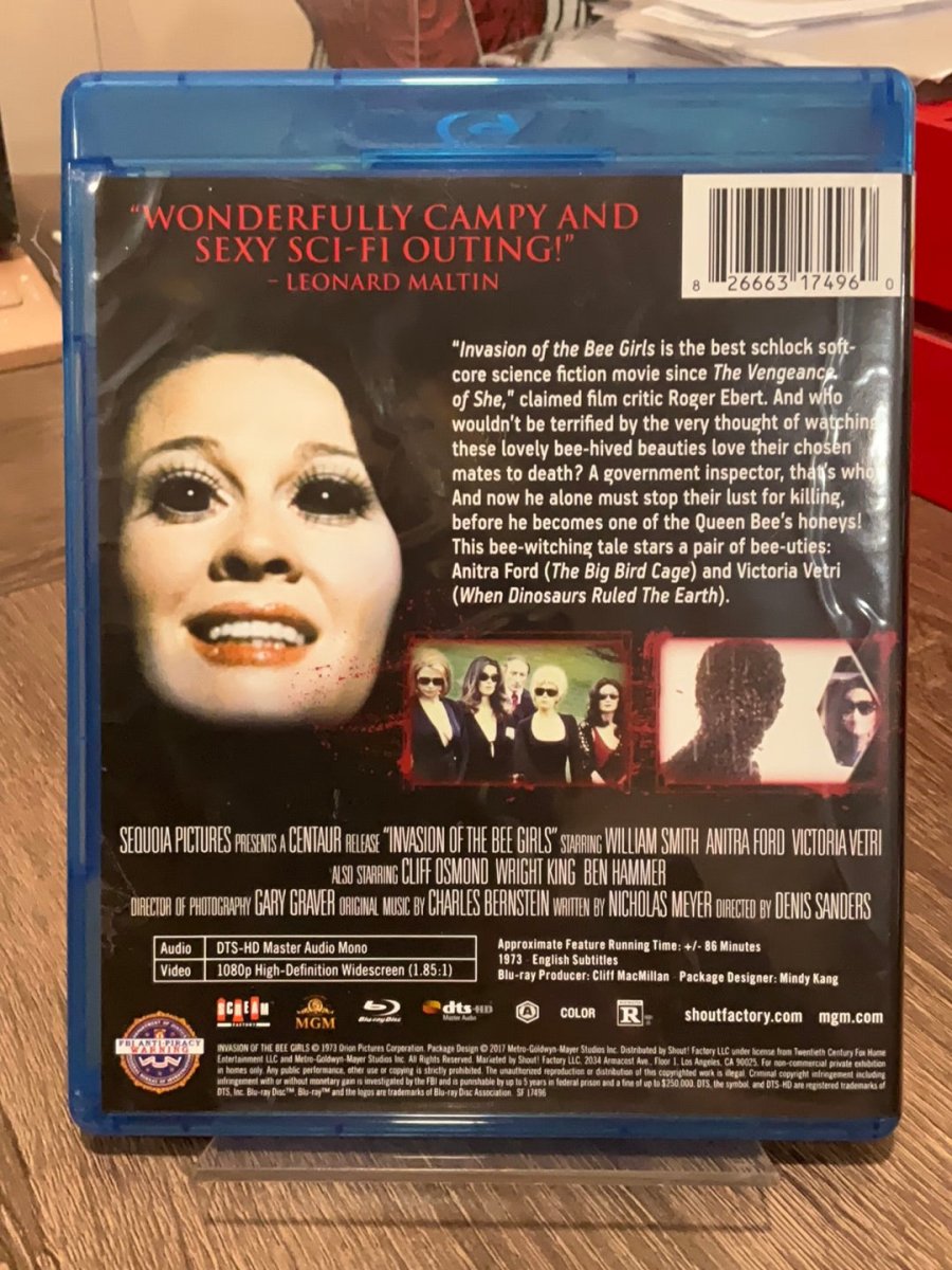 Invasion of the Bee Girls USED - Used Blu - Ray