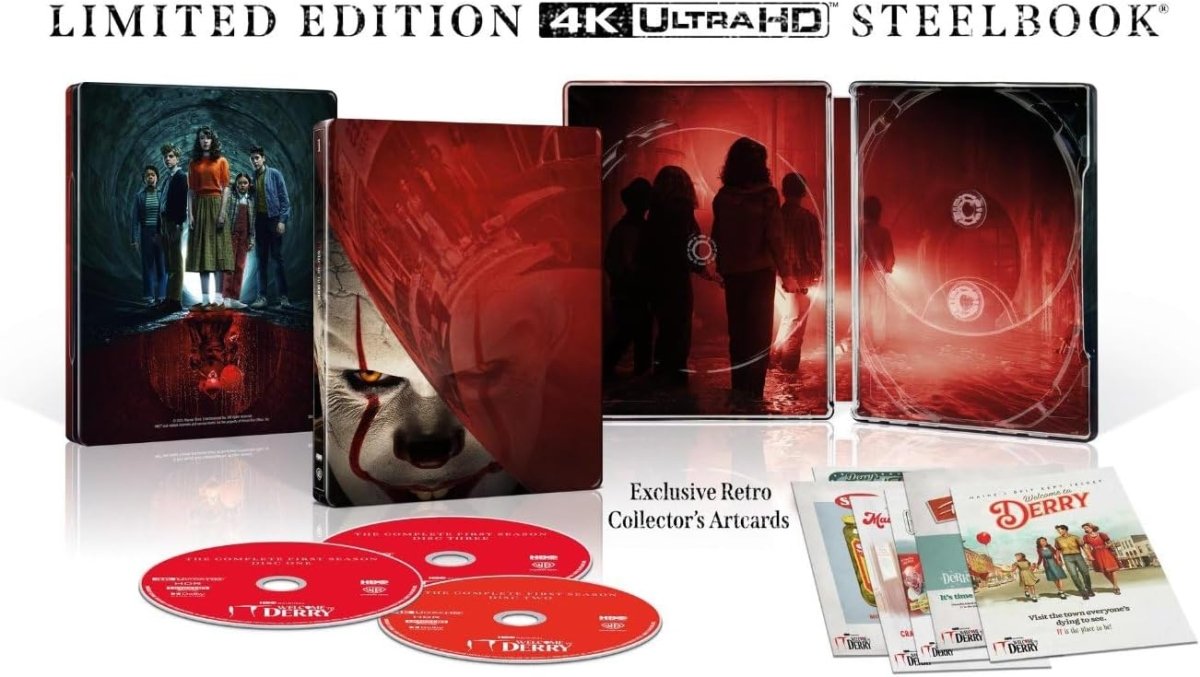 It: Welcome to Derry - Season One (UK 4K UHD, Limited Edition Steelbook, Region Free) - New 4K UHD