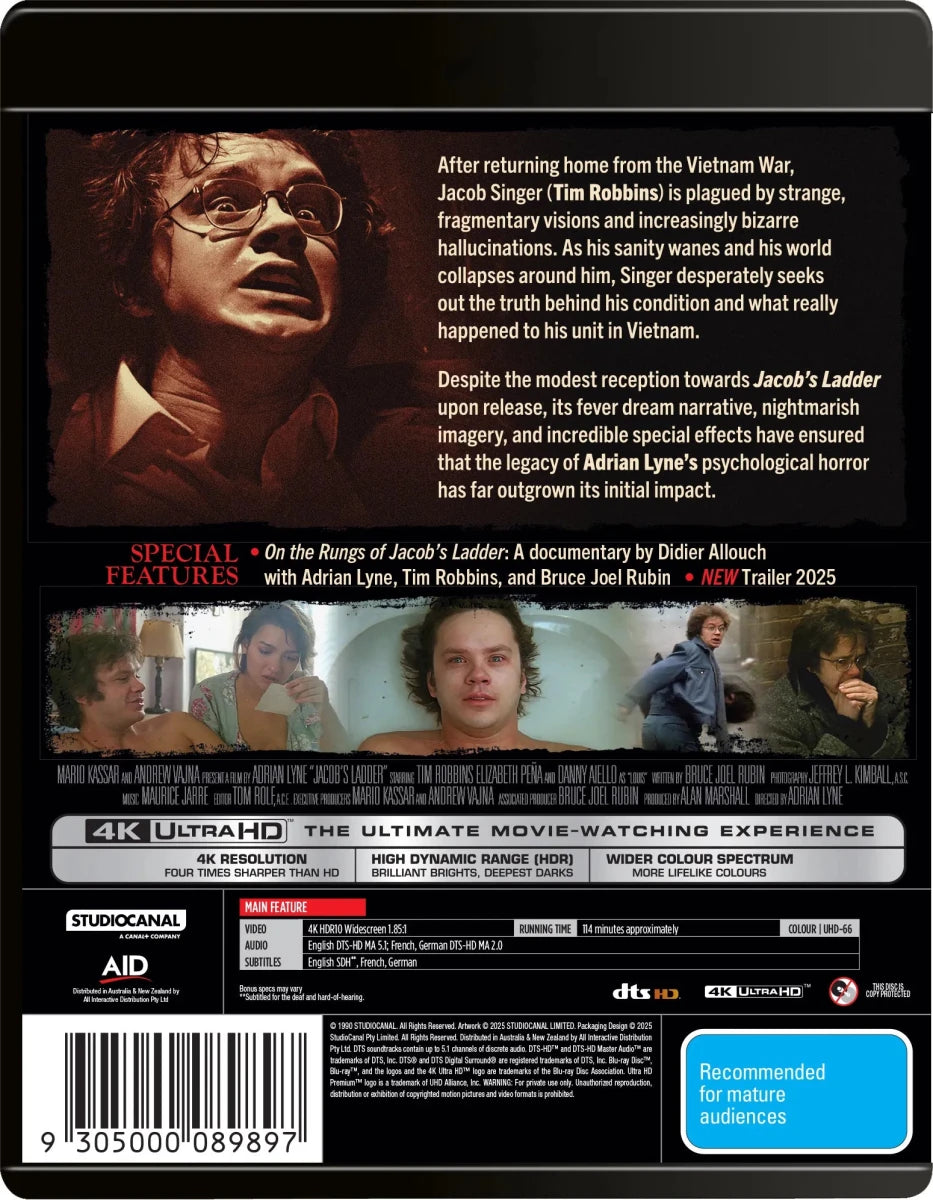 Jacob's Ladder: 35th Anniversary Edition (4K UHD) - New 4K UHD