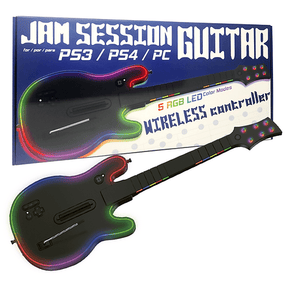 JAM SESSION Playstation 3 / 4 / PC Wireless Guitar Controller NEW - Video Games - Accessories