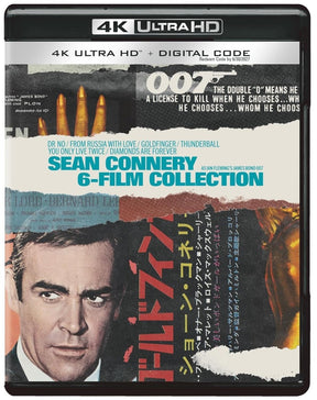 James Bond: Sean Connery 6 - Film Collection (4K UHD) - New 4K UHD