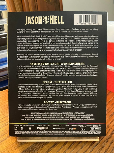 Jason Goes to Hell (4K UHD, Limited Edition) w/SLIP USED