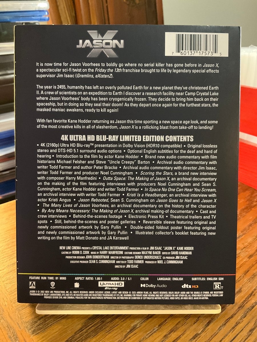 Jason X (4K UHD, Limited Edition) w/SLIP USED