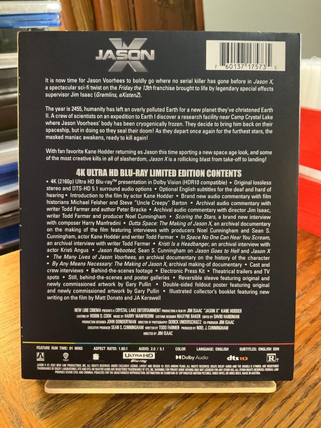 Jason X (4K UHD, Limited Edition) w/SLIP USED