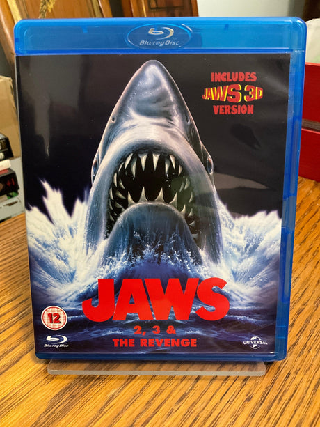 Jaws 2, Jaws 3 & Jaws: The Revenge (Region B) *See Note* USED