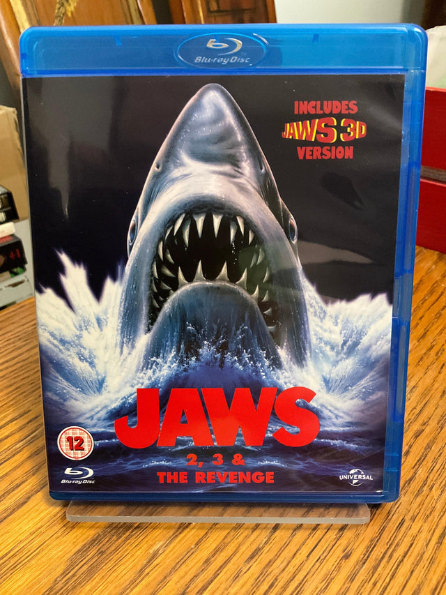 Jaws 2, Jaws 3 & Jaws: The Revenge (Region B) *See Note* USED