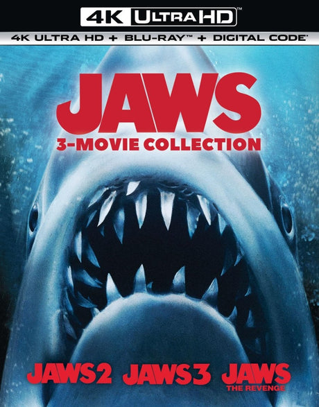 Jaws: 3-Movie Collection (4K UHD) w/SLIPCASE