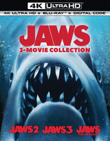 Jaws: 3 - Movie Collection (4K UHD) w/SLIPCASE - New 4K UHD