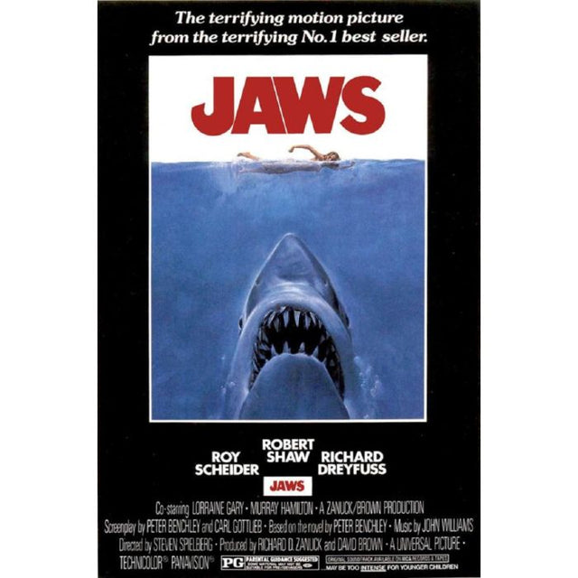 Jaws Movie Poster PICKUP ONLY - Posters/Stickers/Art