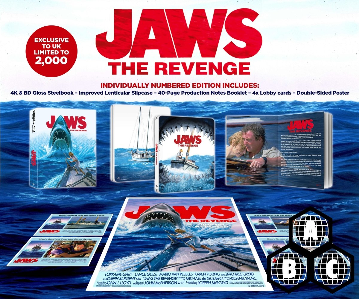 Jaws: The Revenge (UK 4K UHD, Limited Ultimate Collector's Edition Steelbook, Region Free) *one per customer*