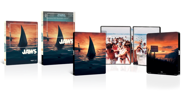 Jaws (UK 4K UHD, Film Vault Limited Edition Steelbook, Region Free/B) *one per customer