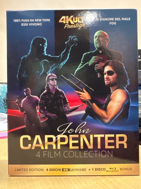 John Carpenter: 4Kult Prestige 4 Film Collection (4K UHD/Blu-Ray, Limited Edition, Region Free/B) USED