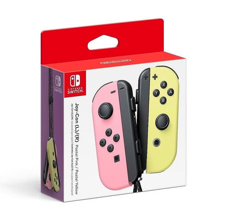 Joy - Con Controllers - Pastel Pink/Pastel Yellow NEW - Video Games - Nintendo Switch