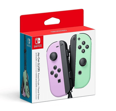 Joy - Con Controllers - Pastel Purple/Pastel Green NEW - Video Games - Nintendo Switch